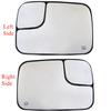 Pair Driver Passenger Side Power Heated Towing Mirror Glass For 05-09 Dodge Ram 1500 2500 3500