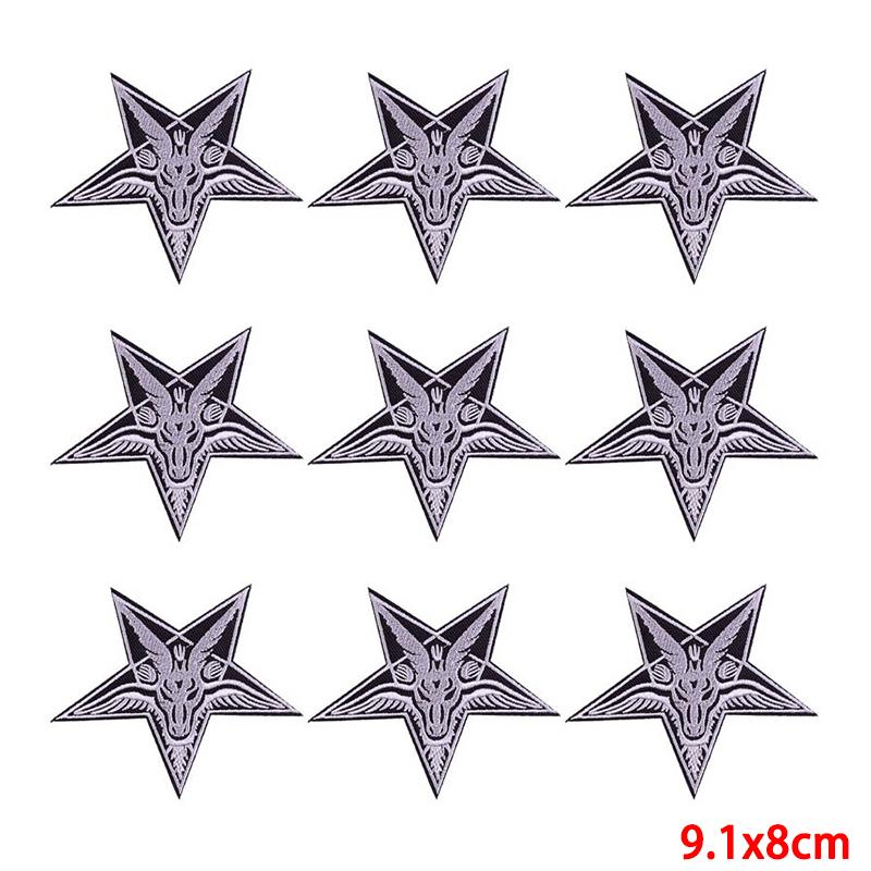 10 Pcs/lot Wholesale Embroidery Patch Iron On Patches For Clothing Patches On Clothes Jackets Decor Applique Sew Supplies