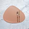 Nordic Faux Leather Waterproof Heat-Resistant Dining Placemat & Coaster Set
