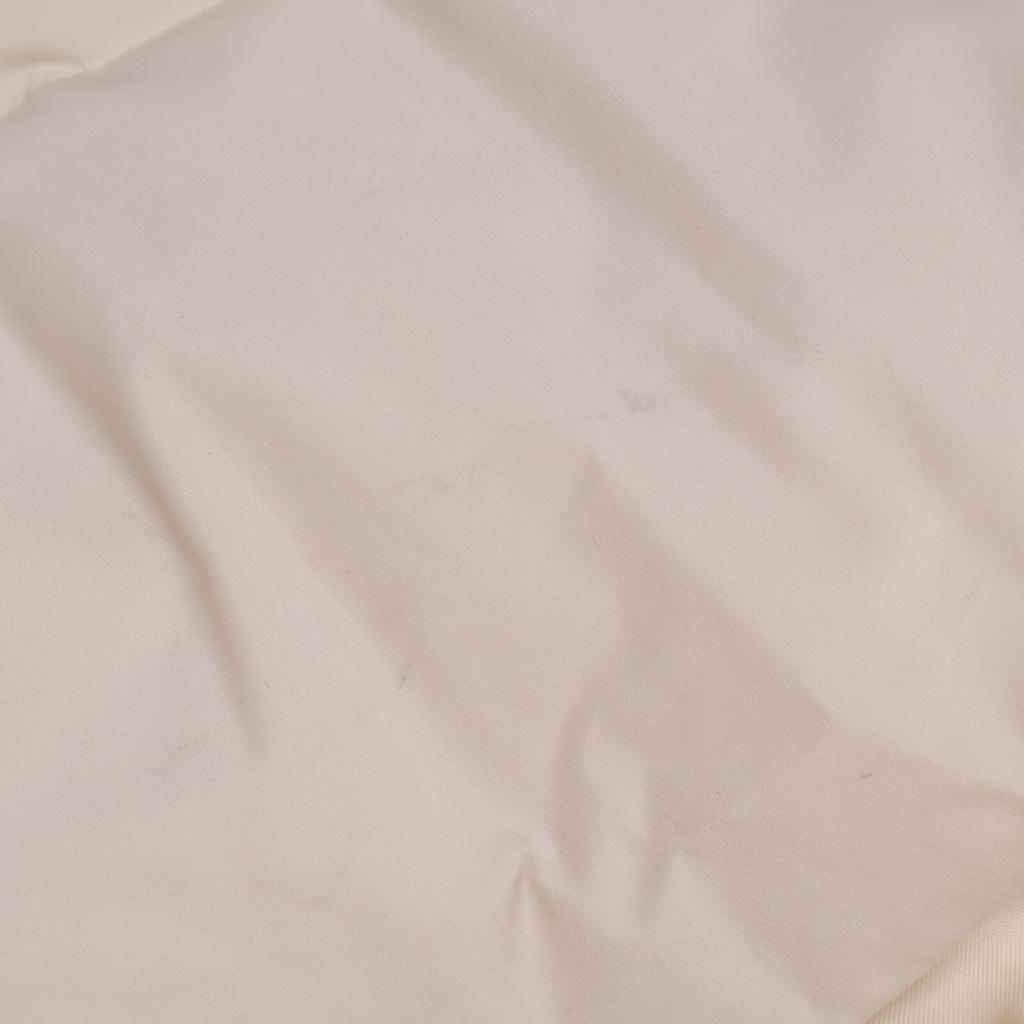 FOXEY Boutique 34690 Alpaca blend down jacket with fox fur and contrasting design coat 38 IvoryUsed