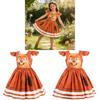 Hoppers Kinder Biber Verwandlung Cosplay Kleid Mit Cartoon Aufdruck Für Kinder Alter 3 Bis 8