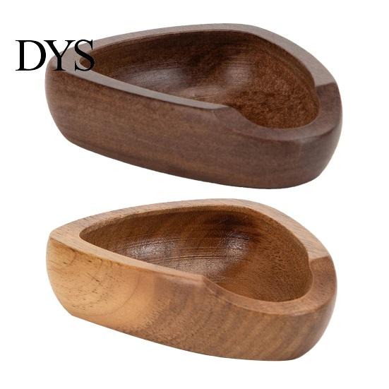 Wooden Coffee Scoop Holder Dosing Tray, Anti Static Bean Dish with Scoop, Powder Bar Tray Receiver for Espresso, Kitchen Tool Home Cafe Restaurant