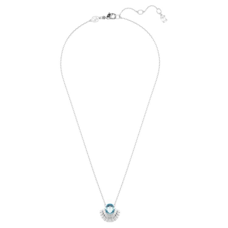 Swarovski Idyllia Shell Shaped Decorative Necklace Women necklace Silver 5689195 Box (Random Color)