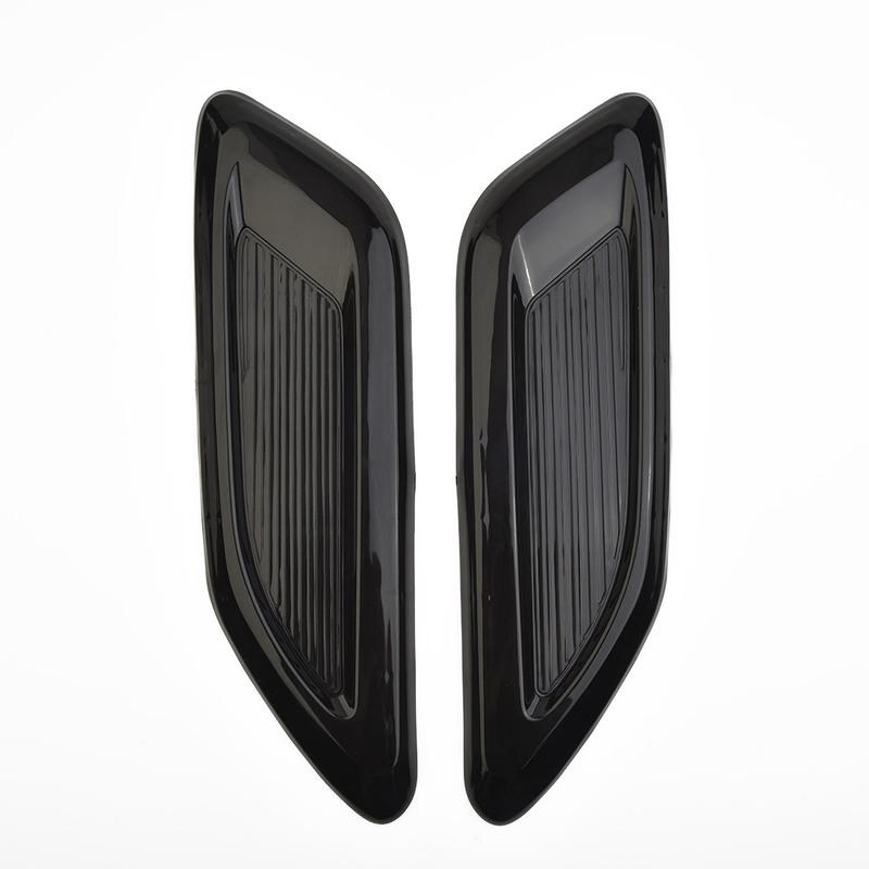 Vehicle Air Flow Intake Hood Scoop Vent Bonnet Decorative Covers with Tape for Center and Side Enhances Car Exterior