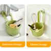 1PCS Kitchen Sink Strainer Basket,Faucet Hanging Strainers with Openable Bottom Cover,Household Multi-Functional Food Colanders