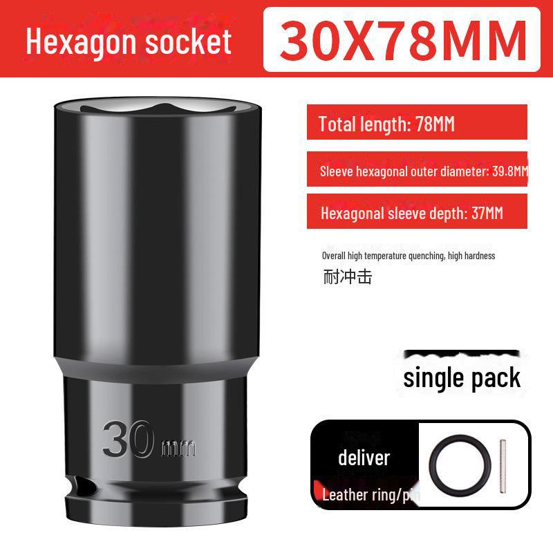 

Green Forest 12.5мм Шестигранний Електричний Гайковерт Подовжена Головка для Деревообробки 30mm x 78mm long