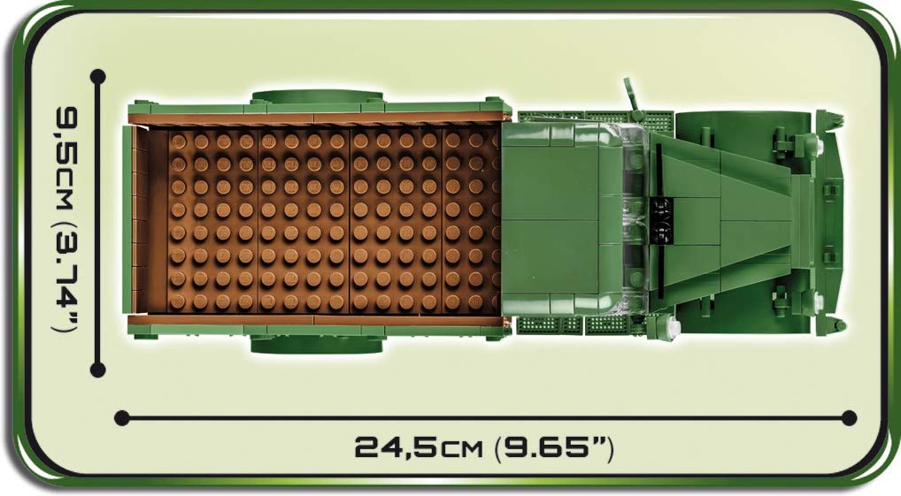 Cobi Historical Collection #2455A Militärblock WWII Deutsches Armee-Sanitätsfahrzeug Mercedes Benz L3000S