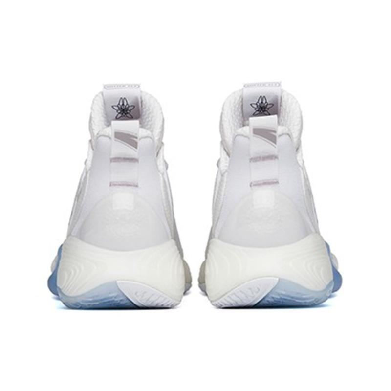 Anta Bubble Bomb Anti-Slip Wear-Resistant Low-Top Basketball Shoes Ivory White Sneakers 112211603Q-3