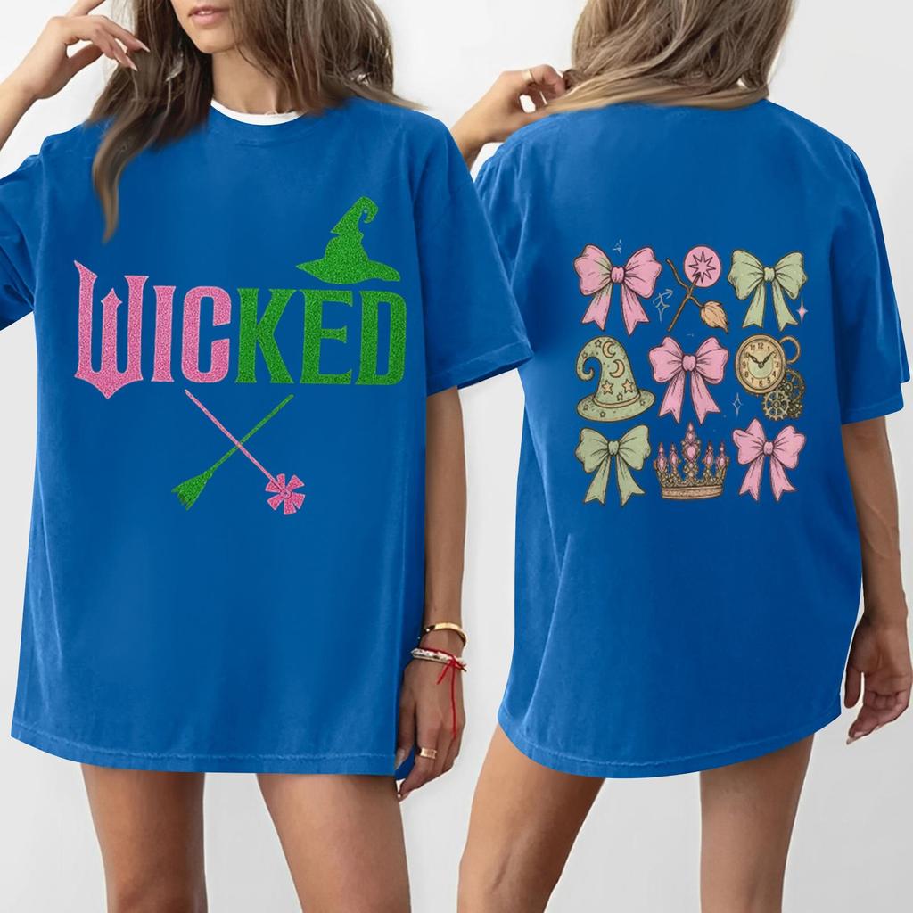 Women's Casual Fashion Round Neck Printed Short Sleeve T-Shirt Top