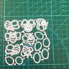 Seven Little Bees Metal Cutting Dies for Scrapbooking Embossing Stencils Card Making Craft Decor
