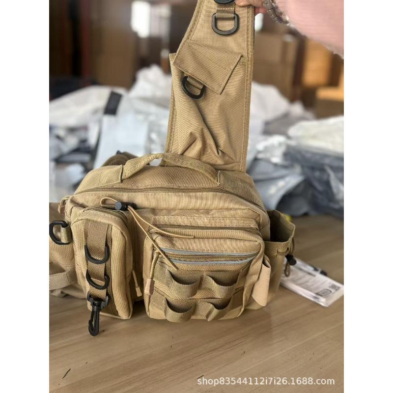 New Model Multi-functional Lure Backpack, Large Waist Bag, Tactical Cross-body Bag for Fishing, Fishing Rod Bag, Outdoor Bag