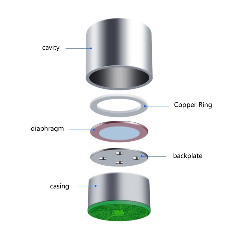 Durability and Reliable Electret Condenser Mic Cores Microphone Component for Enhances Sound Quality in Various Device