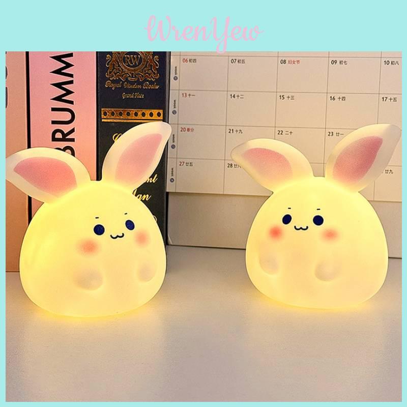 Adorable Pippi Rabbit Bedside Lamp With Soft Glow Table Decoration