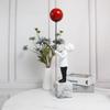 Nordic Balloon Boy Sculpture for Home or Office Decor