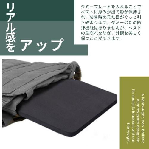 Neutral Zenith Dummy Plates, Armor Plates, Tactical Vest Plate Carrier, EVA Foam, Airsoft, Set of 2