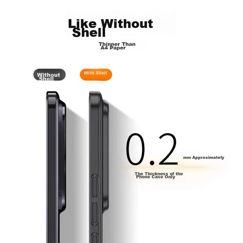 EDDGA Phone Case for Xiaomi 14 Pro, Ultra-Thin Frosted Semi-Transparent Camera Protection Case, Raised Anti-Drop Skin-Friendly Translucent Black]