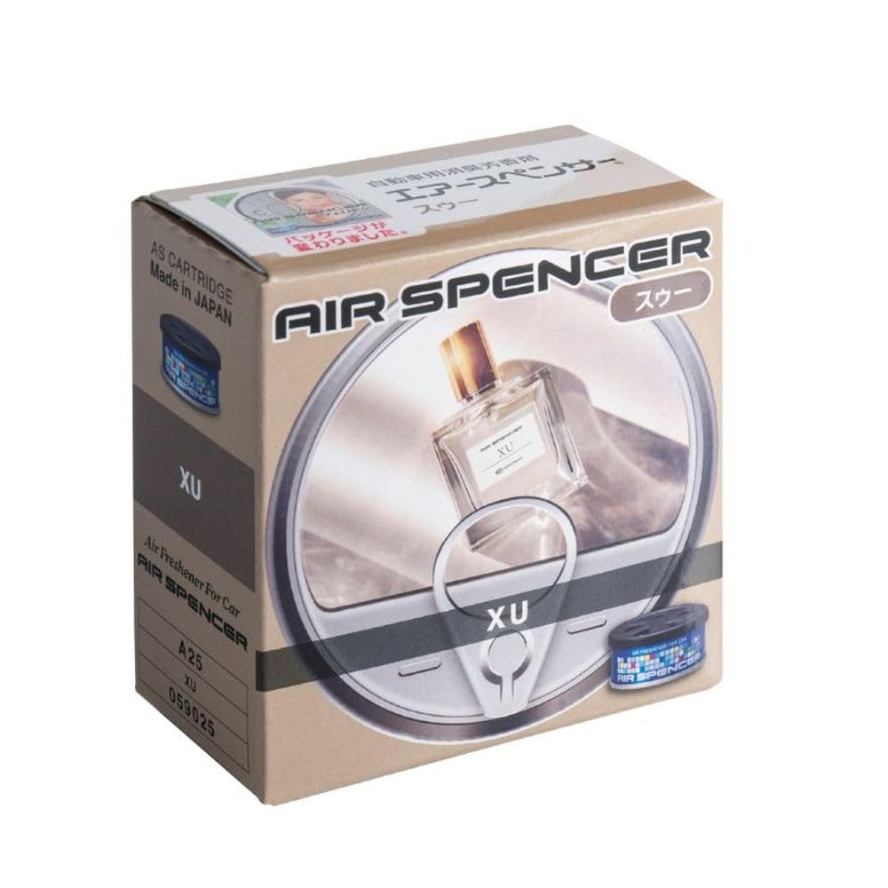 Air Spencer Eikosha Bil Luftfrisker Air Spencer AS Stativ Parfyme Musk og Woody Sue Patron, Type, Påfyll, Type, Duft, 40g, A25,