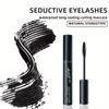 Mascara für Wimpernverlängerung, Schwarze Verdickende und Curlende Mascara, Verwischfest, Perfektes Geschenk für Frauen