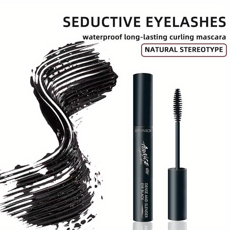 Mascara für Wimpernverlängerung, Schwarze Verdickende und Curlende Mascara, Verwischfest, Perfektes Geschenk für Frauen