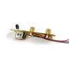 Guitar Control Circuit Board Replacements Prewired Control Plate Bridge Set with Single Coil Pickup Hole Guitar Parts