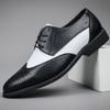 Formal Wedding Brogue Luxury Business 38~48 Suit Designer Mens Dress Casual Leather Italian Male Office Shoes for Men Loafers