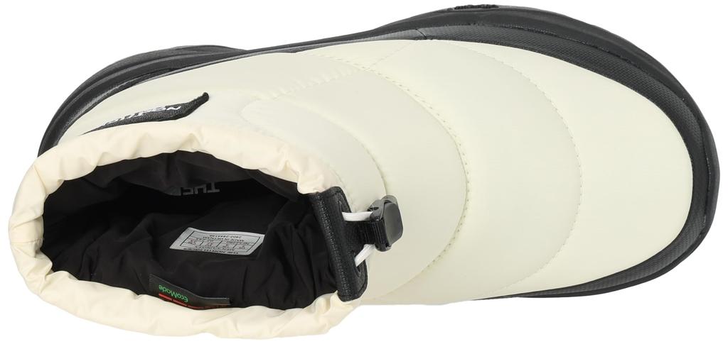 The North Face Nuptse Bootie WP Logo Gardenia Size 7 Short, White/TNF Black,