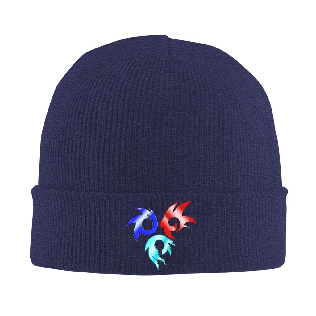 SSonic Retro Game Cartoon Knitting Hat Cute Caps Unisex Women Unisex Kpop Beanie Hats Winter Design Warm Bonnet Hats