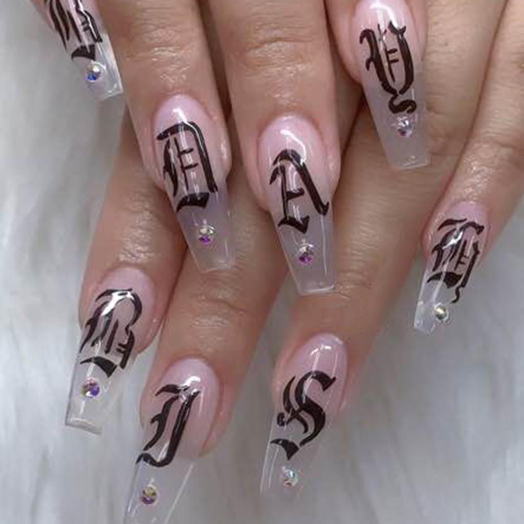 Buy Ultra Thin Gummed Black White Gold Silver Art Supplies Nail Sticker At Affordable Prices Free Shipping Real Reviews With Photos Joom