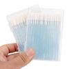50 Pcs Nylon Lip Brush Makeup Tools with Crystal Handle