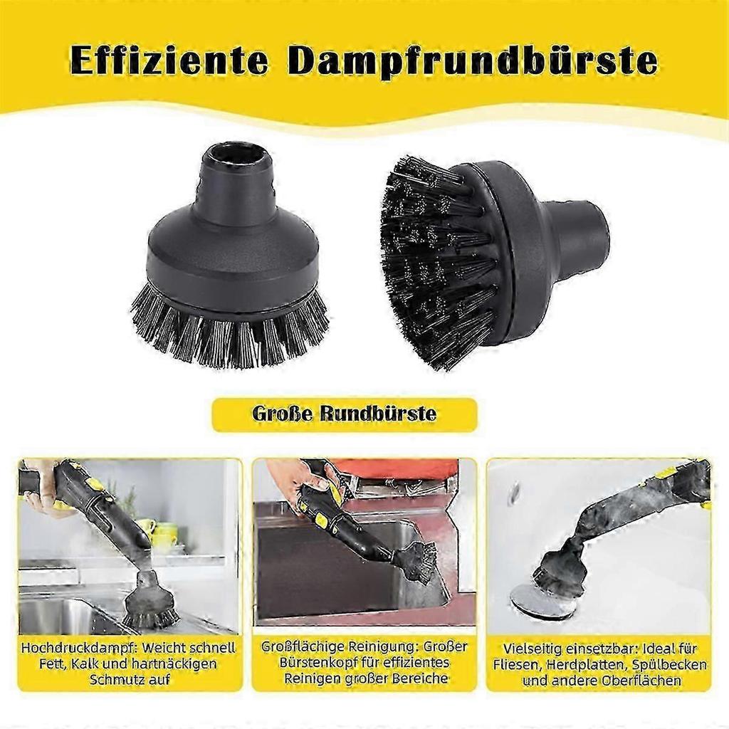 10-piece Accessory Set For Karcher Steam Cleaners Sc1, Sc2, Sc3, Sc4, Sc5 - Includes Nozzles, Brushe