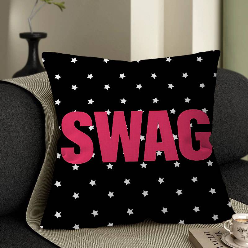 S-SWAG Pillow Cushion Cover Pillowcase Living Room Sofa Home Decor Customized