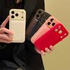 Autumn and Winter Soft Lychee Texture Leather Case for Apple 15 Pro Max Apple 16 Phone Case 13/14 Simple Solid Color
