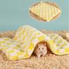 Warm Hamster Cotton Mat Foldable Pet Cave Nest Plush Small Pet Sleeping House  Autumn Winter