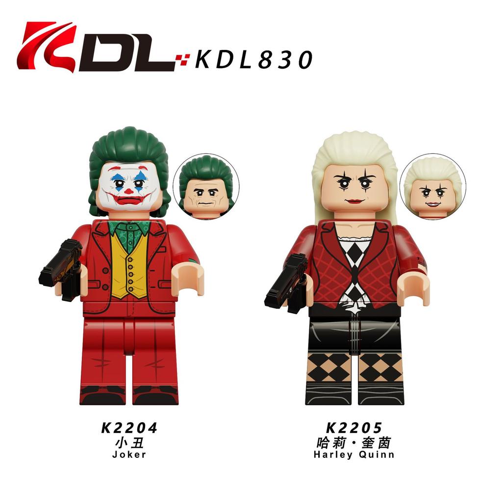 Kdl830 G0178 Super British Building Block Villain Clown Girl Harry Assembling Doll Toy
