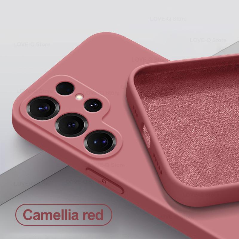 Pro S25 Ultra Plus Pouzdro Silikonové Pouzdro na Telefon pro Pro Samsung Galaxy S25 S24 S23 S22 Ultra Plus Pouzdra Ochranný Kryt Kamery