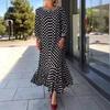 2023 Spring/Summer European and American Polka Dot Fashion Dress