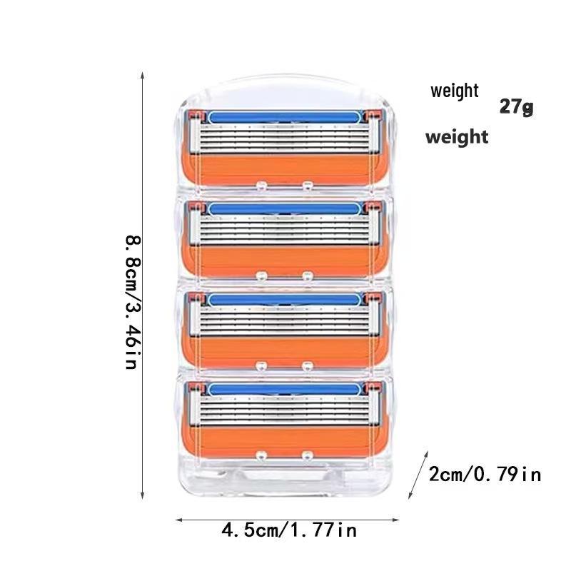 Men s Manual Shaving Razor with 5-Layer Blade and Razor Holder - In Stock