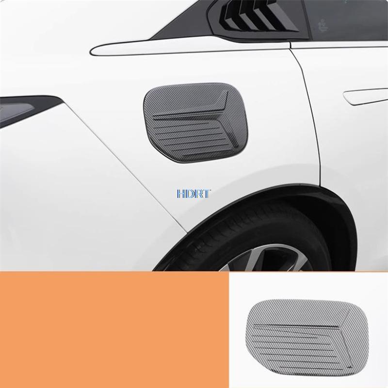For Mazda 6E/EZ-6 EZ6 J90A 2024 + Car Style Accessories Exterior Sticker Fuel Tank Oil Cap Electric Box Cover Charging Port Trim