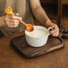 Ceramic Soup Spoon Daily Cute Bread Soup and Rice Ladle Kitchen Utensils Cooking Tools Mixing Spoon Essential for Kitchen