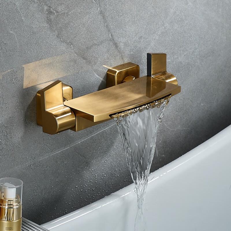 Wall-Mounted Single Function Bathtub Shower Faucet