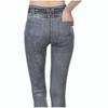 Damskie zimowe Jegging Jeans Genie Slim Fashion Jeggings Legginsy 2 Prawdziwe kieszenie Spodnie fitness