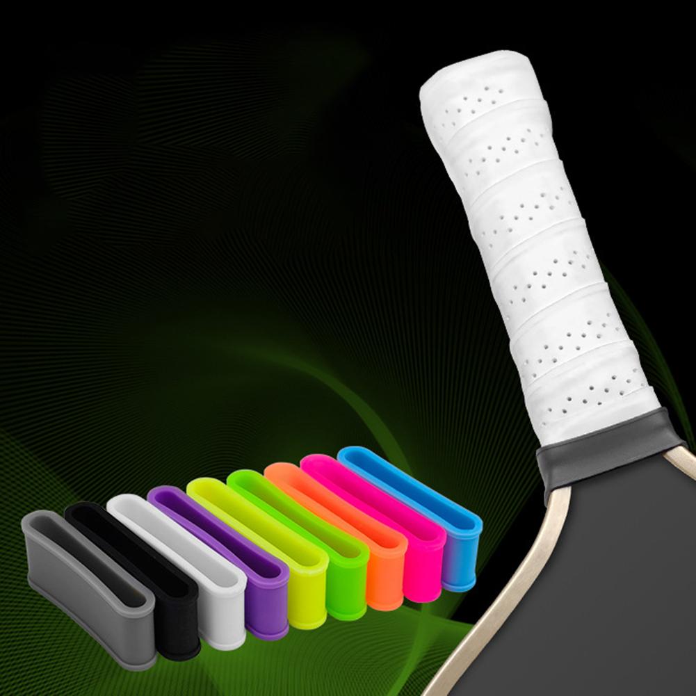 9pcs Silicone Grip Bands for Tennis Racquets and Pickleball Paddle Overgrips