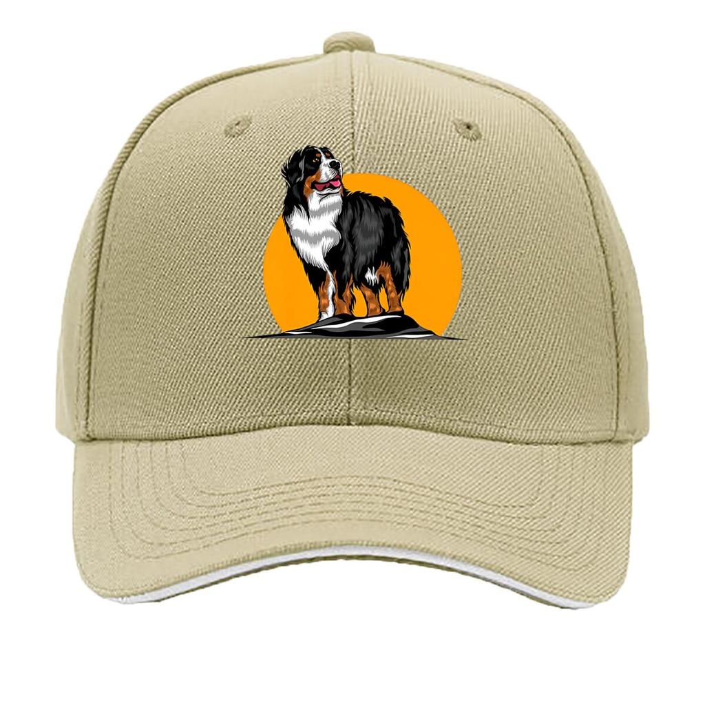 Bernese Dog Pet Art Sandwich Baseball Cap