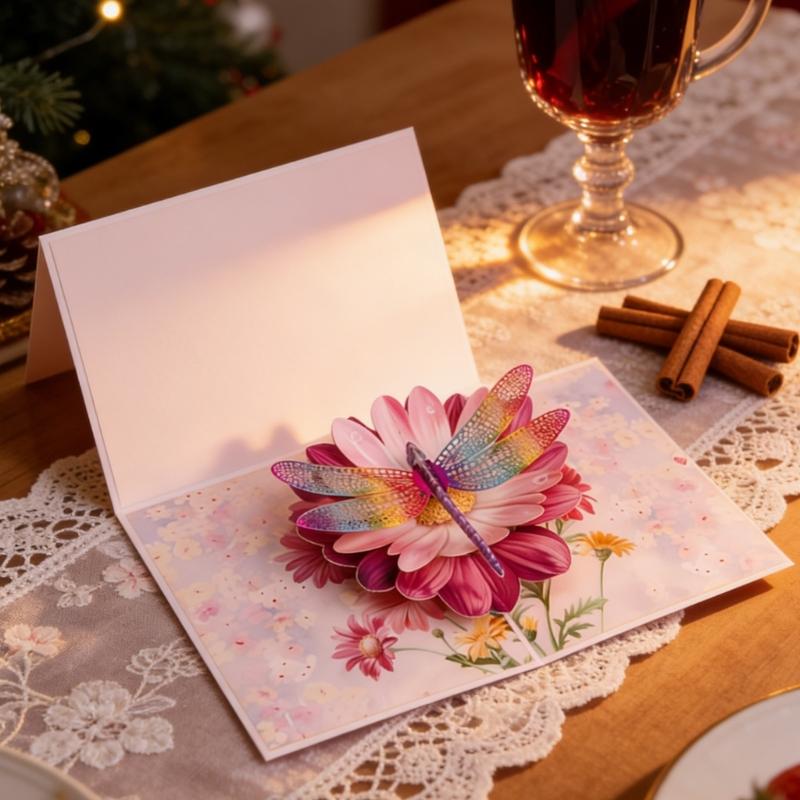 3D Popup Honeycomb Bees Greeting Card With Envelope For Holiday Celebration Gift Birthday Card for Men Women