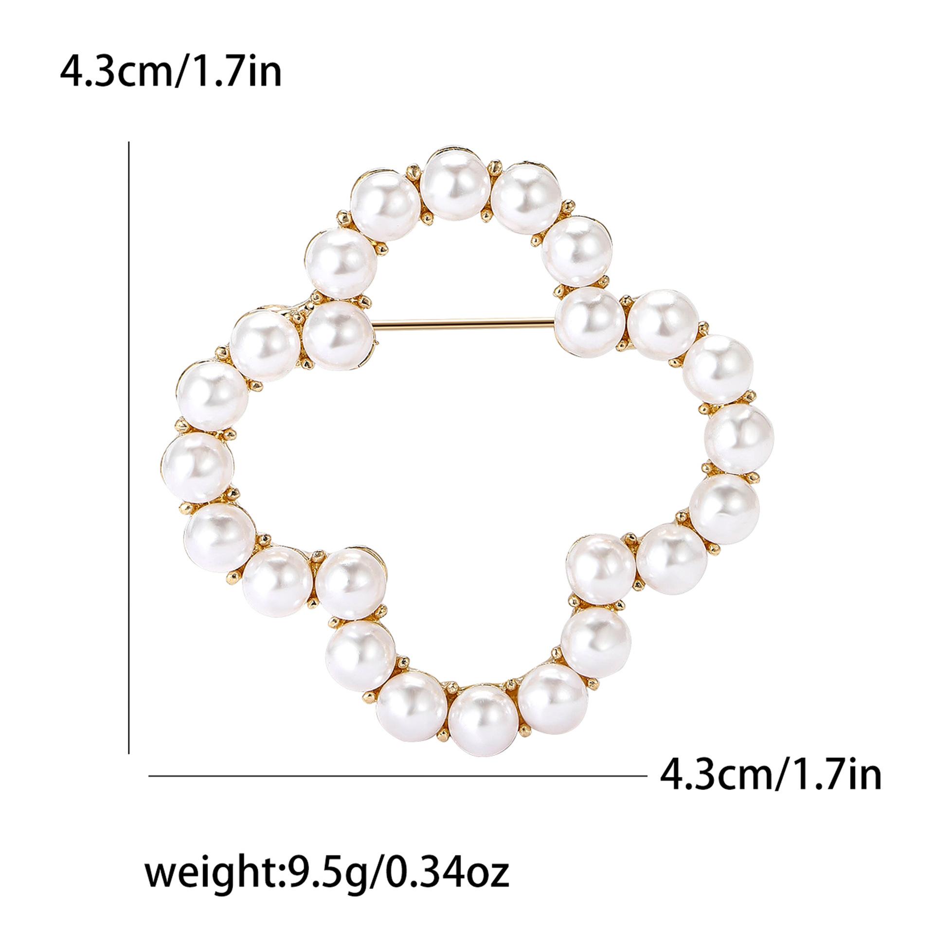 

Брошь-цветок из сплава, женский корсаж, булавка, аксессуары для одежды, милые универсальные жемчужные стразы