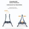 Universal Laptop Tablets Vertical Stand Holder With AntiSlip Silicone For Pad Desktop Organization And Better Cooling