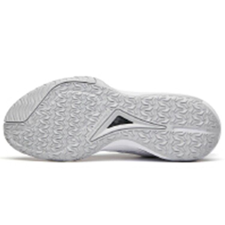 Anta Quick Decision Shock Absorption Slip Resistant Durable Low Top Basketball Shoes Men sneaker Silver 112141605-10