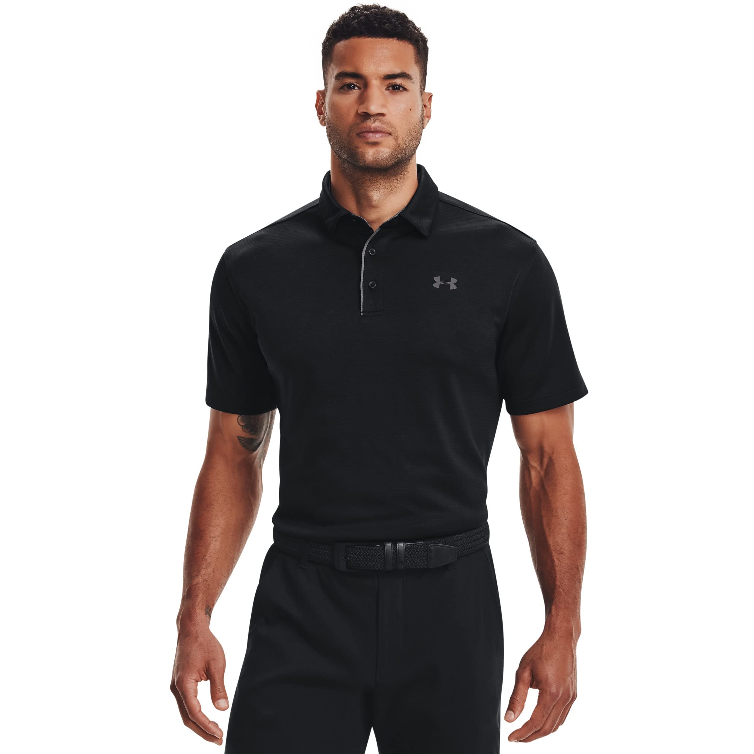 

Polo Shirt Tech Polo 1290140 Japan LG to Japanese size [Under Armor] (Golf/Polo Shirt) Men s BLK/GPH/GPH (equivalent L)