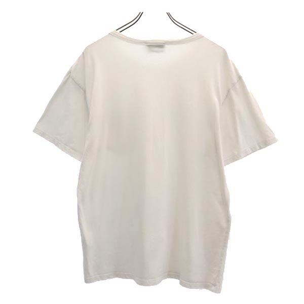 MAISON KITSUNE Logo embroidery Short sleeve T-shirt M Chest pocket Men's Used