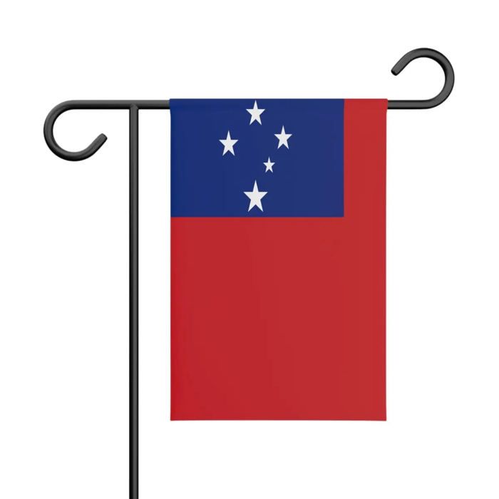 Drapeau - Samoa - 32 x 47.5 cm - Polyester - Impression recto/verso - Multicolore